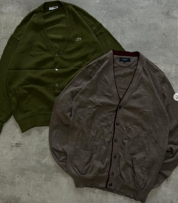 Cardigans Authentiques V – Burberry & Lacoste